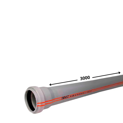Труба канализационная ПВХ 50*3000*3,2 мм Deniz